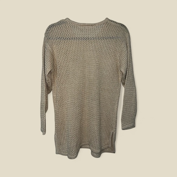 Worthington Beige Knit Crew Neck Sweater - Picture 5 of 5